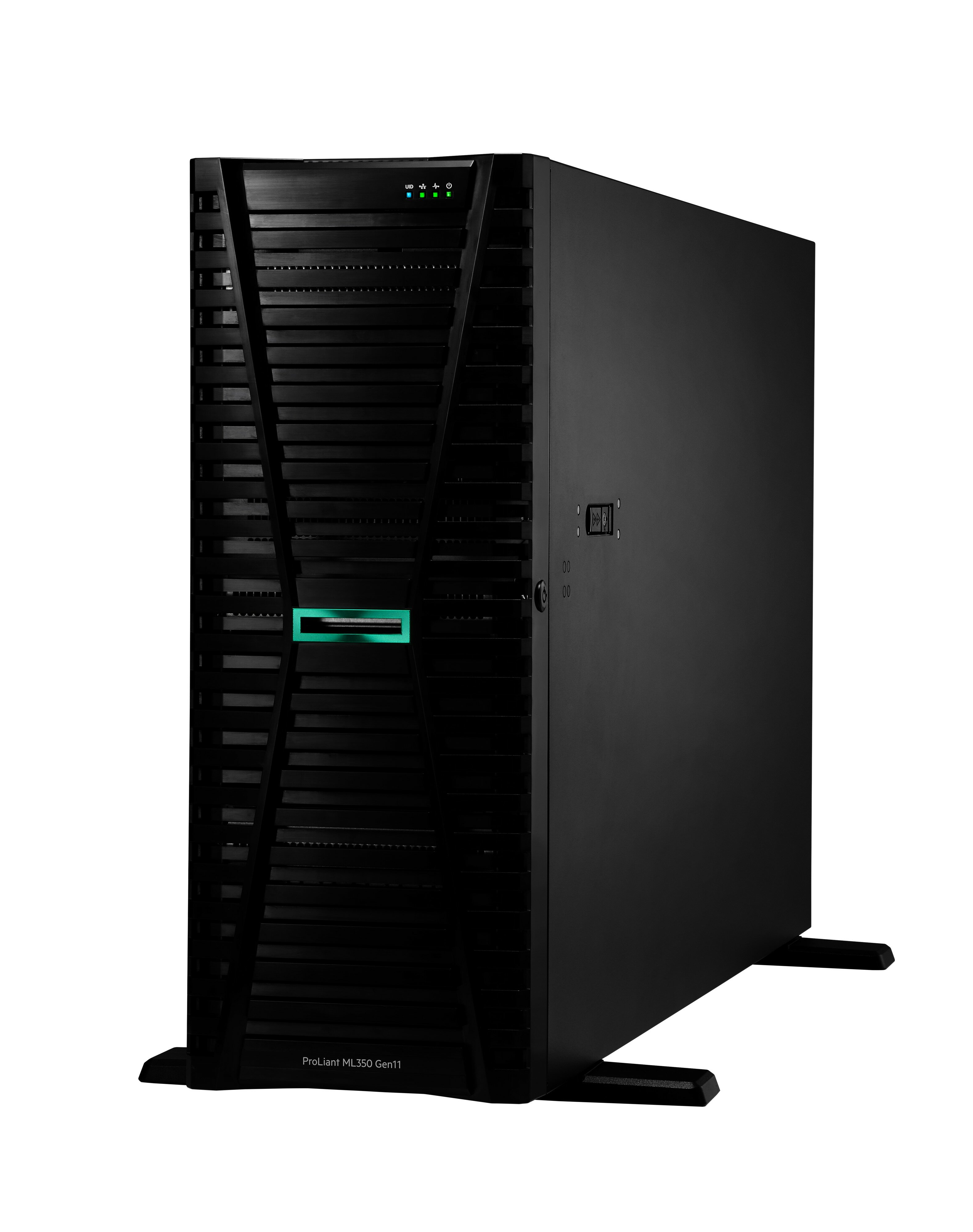 HPE, ProLiant, ML350, Gen11, 5416S, 2.0GHz, 16-core, 1P, 32GB-R, MR408i-o, 8SFF, 800W, RPS, Server, 