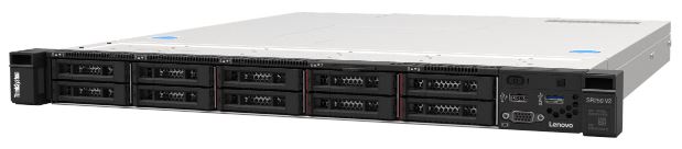 Lenovo, ThinkSystem, SR250, V2, SFF, E-2356G, 6Core, 16GB, Rack, Server, bundled, with, HW, RAID, and, 2, x, 2TB, drives, 