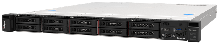 LENOVO, SR250, V3, 6333P, 6C(1/1), 32GB(1/4), 2.5HS(0/8), 800W(1/2), 3YR, 