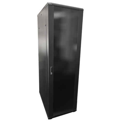 LDR, 42U, Server, Rack, Cabinet, Glass, Door, (600mm, x, 1000mm), With, 1x, 8, Port, PDU, &, 1x, 4, Way, Fan, 