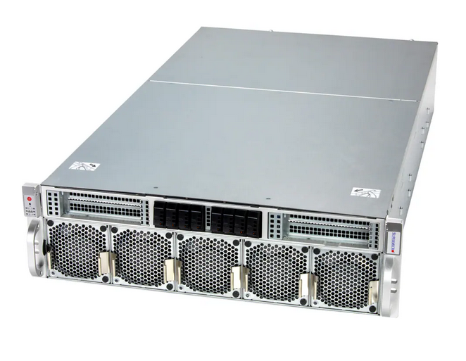 Supermicro, SYS-322GA-NR, 3U, Dual, Processor, Server, with, 192, cores, 512GB, RAM, dual, 3.84TB, E1, S, drives, 2, *, RTX6000, Pro, GPU, 