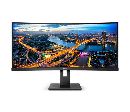 Philips, 34IN, WQHD, CURVED, UBS-C, DOCKING, MONITOR, 