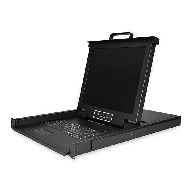 StarTech, 8, Port, Rackmount, KVM, Console, w/, Cables, KVM, Switch, w/, 17, LCD, 