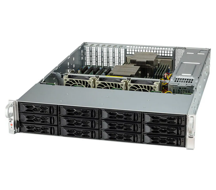 Supermicro, AS2024S, 2U, Rack, Server, with, dual, fast, AMD, 16, core, processors, 128GB, RAM, and, dual, 960GB, SSD, 
