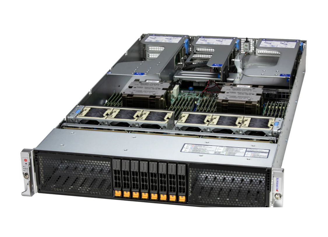 Supermicro, AS, -2126HS-TN, Compute, Server, with, 512GB, dual, 96, core, dual, 960GB, Nvidia, L4, 