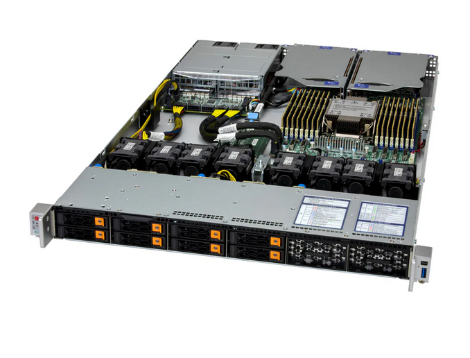 Supermicro, CloudDC, Application, Server, SYS-112C-TN, with, 32, cores, 256GB, RAM, and, 4, *, 960, NVME, SSD, Win, Srvr, 2025, 