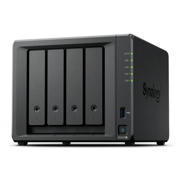 Synology, DS425+, DiskStation, 4-Bay, NAS, (, SYNOLOGY, DRIVES, ONLY, ), 