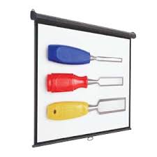 2C, WATCH, IT, 100, 4:3, Pull, Down, Projector, Screen, 