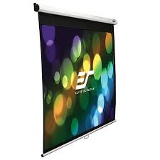 Elite, Screens, M71XWS1, 71, (1.27m, wide), Square, Manual, Pull, Down, Screen, with, WHITE, casing, 