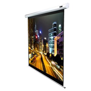 Elite, VMAX110XWX2, White, 110, (2.37m, wide), 16:10, Electric, Projector, Screen, with, white, case, and, Maxwhite, vinyl, surface, 