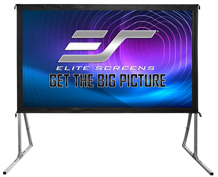 Elite, 100, 16:9, Yardmaster, 2.2m, wide, Outdoor, Projector, Screen, 