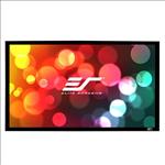 Elite, Screens, ER150DHD3, SableFrame, CineGrey, 3D3, Series, Silver, Projector, Screen, 150, Fixed, Frame, 16:9, 