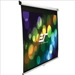 Elite Screens 86" (1.85m wide) 16:10 Manual Pull Down Screen with WHITE Case