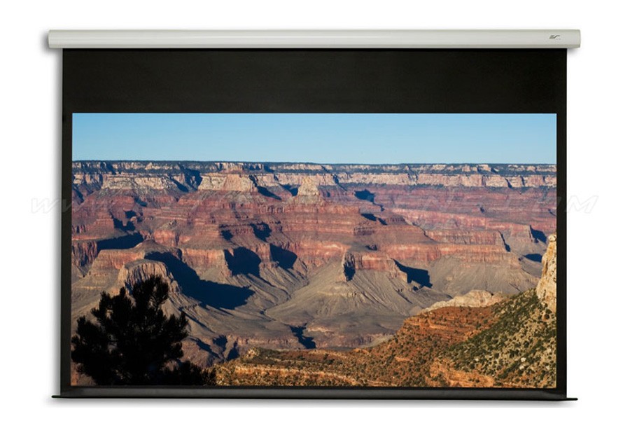 Elite, Screens, 100, Motorised, 16:9, Projector, Screen, Floating, Wall, Mount, IR, RF, &, 12V, Powermax, Pro, 