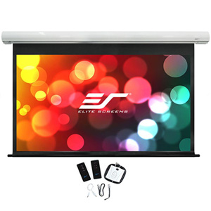 Business And Education (16:10)/Elite Screens: Elite, Saker, Series, 200, (4.3m, wide), 16:10, Electric, Projector, Screen, with, white, case, and, Maxwhite, fiberglass, surface, 