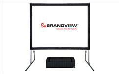 Grandview 120" (4:3) GV Fast Fold Frame+Case+Front Fab, Image size 244