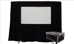 Optekneik, Easy, Fold, 16:9, 265x149cm, Front, and, Rear, with, Valance, 