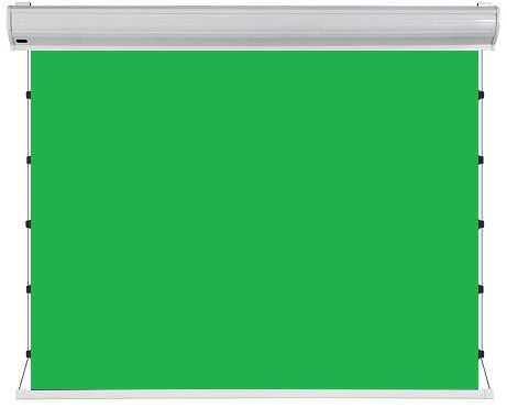 SG, ME, Series, 2.4m, wide, Chroma, Key, Green, Side-Tensioned, Electric, screen, 