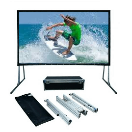 Front And Rear/SG Audio Visual: SGAV, FP, Series, 4m, wide, 186, 16:10, Portable, Fast-Fold, Screen, with, Front, And, Rear, Surface, 