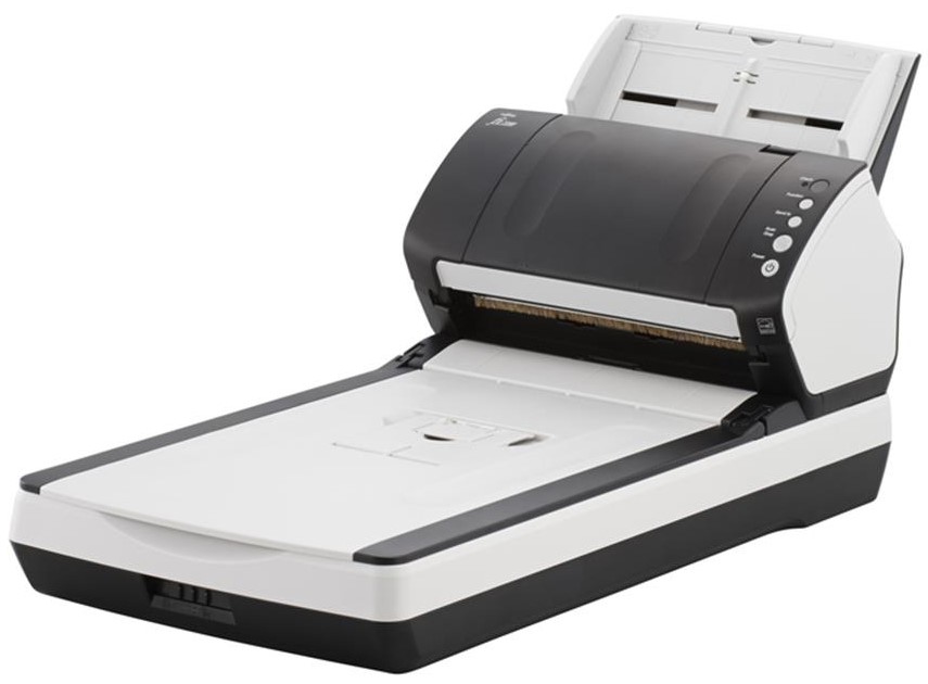 Fujitsu, FI-7240, A4, 40ppm, Document, Scanner, with, Flatbed, 