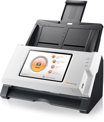 A4 Network Scanner/Plustek: Plustek, Escan, A350, 25ppm, standalone, network, scanner, 