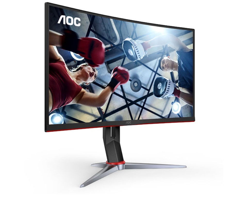 AOC, 27, (16:9), CURVE, QHD, LED, 1MS, 180HZ, ADAPTIVE, SYNC, HDMI, (2), DP, 3YR, 