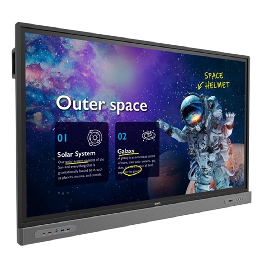 60 - 69 inch Touch/Benq: BenQ, Master, Series, 65, RM6503A, 4K, Touchscreen, with, Android, 11, 