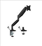 BrateckLDT82-C012UC, SINGLE, SCREEN, HEAVY-DUTY, GAS, SPRING, MONITOR, ARM, WITH, USB, PORTS, For, most, 17, ~45, Monitors, Matte, Blac, 