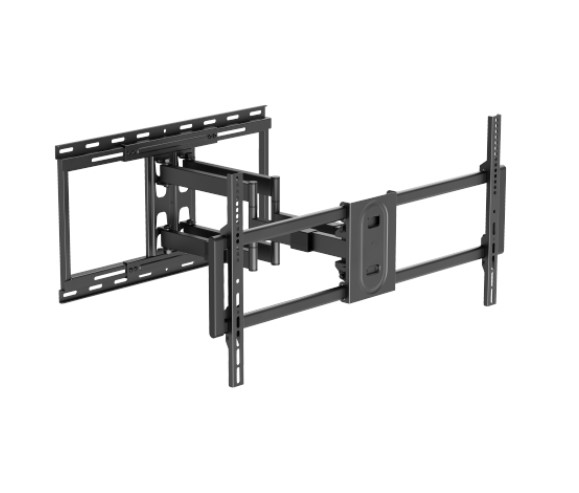 Brateck, LPA80-486A, HEAVY-DUTY, FULL-MOTION, TV, WALL, MOUNT, WITH, LATERAL, SHIFT, WALL, PLATE, For, Double, Stud, (600mm), &, Solid, Wa, 