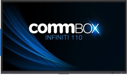 80 - 100 Inch Touch/Commbox: Commbox, (CBII110), Premium, 110, 16:9, Touchscreen, with, Windows, 10, Pro, 