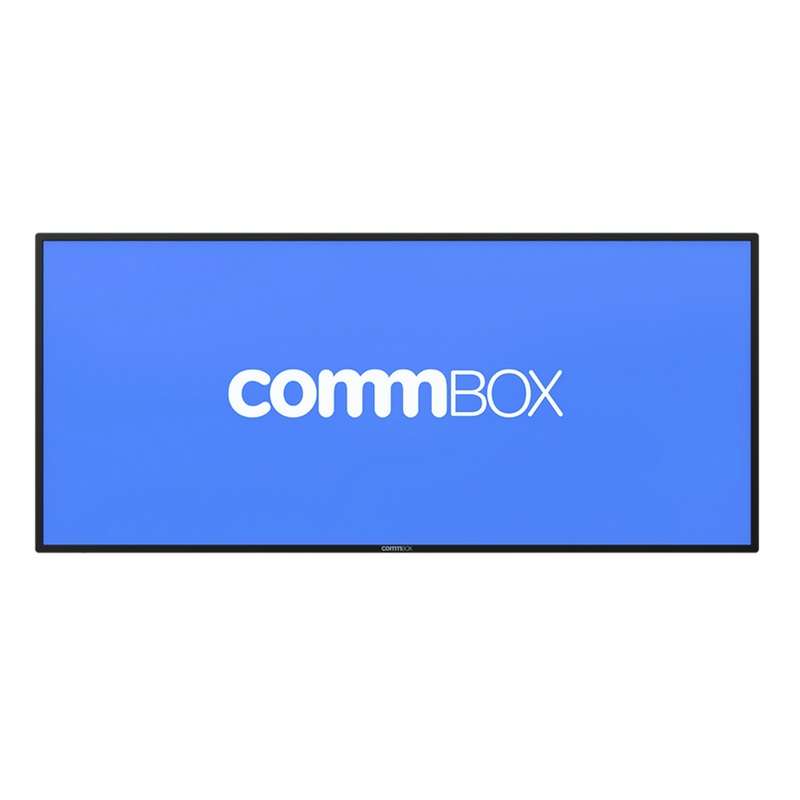 40 - 49 Inch LED/Commbox: CommBox, (CBK43GS), Glass, Kiosk, 1-sided, 43, Display, 