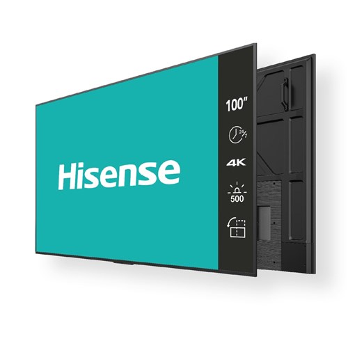 80 - 100 Inch LED/Hisense: Hisense, 100BM66D, 100, 4K, UHD, 500, Nits, 24/7, Android, Digital, Signage, Display, 