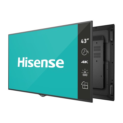 40 - 49 Inch LED/Hisense: Hisense, 43, inch, BM66AE, Series, 4K, 500, Nits, 24/7, Android, Commercial, Display, 