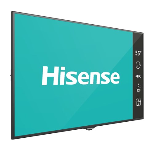 50 - 59 inch LED/Hisense: Hisense, 55, inch, BM66AE, Series, 4K, 500, Nits, 24/7, Android, Commercial, Displa, 