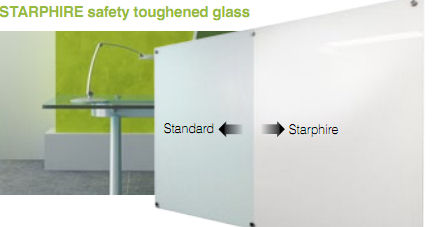 Visionchart, Coloured, Starphire, Premium, Glassboard, -, 1200, x, 2400mm, 