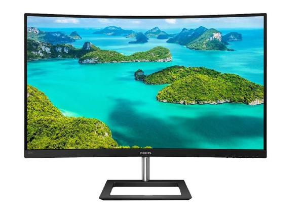 Philips, 328E1CA, 32", 16:9, 4K, UHD, 3840x2160, VA, Home, Curved, Monitor, 4ms, 60Hz, 2xHDMI, DP, Adaptive, Sync, Tilt, 3YR, 