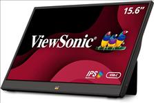 ViewSonic, 16, IPS, VA1655, FHD, USB-C, Mini, HDMI, Speakers, Video, Extension, vertical, display, 53, degrees, tilt, 1KG, Ultra, Po, 