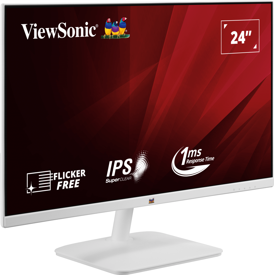 20 - 29 Inch LED/Viewsonic: ViewSonic, 24, Office, Ultra, Thin, SuperClear, IPS, 4ms, 100hz, FHD, HDMI, VGA, 3.5, Audio, Multi-View, Eye, Care, VESA, 75m, Sl, 