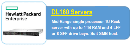 HPE DL160 Servers