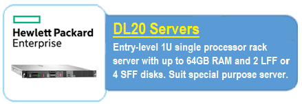 HPE DL 20 Servers