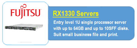 Fujitsu RX1330 Servers