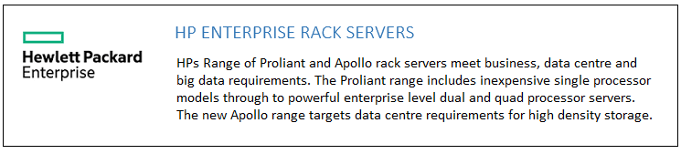 HPE Rack Servers