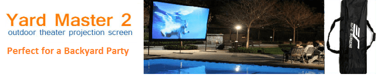 Yardmaster 2 Outdoor Movie Screen perfect for summer