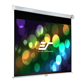 Elite, Screens, PRO, 100, (2.2m, wide), 16:10, Manual, Pull, Down, Screen, with, WHITE, CASE, and, SLOW, RETRACTION, 