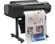 Canon, IPF6450, 24, 12, Colour, Graphic, Arts, A1, printer, with, HDD, and, Stand, 