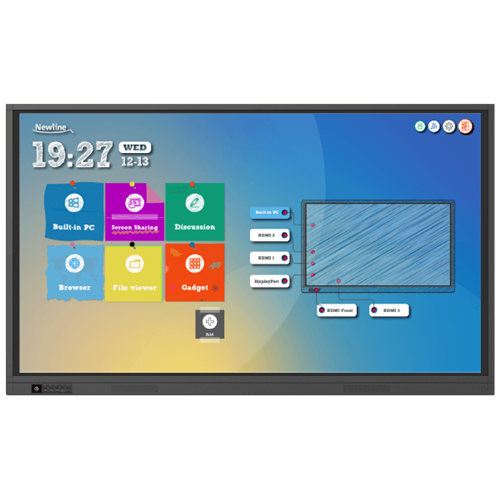 Newline, NL-TT7518RS, 4K, 75, 20, Point, Touchscreen, 