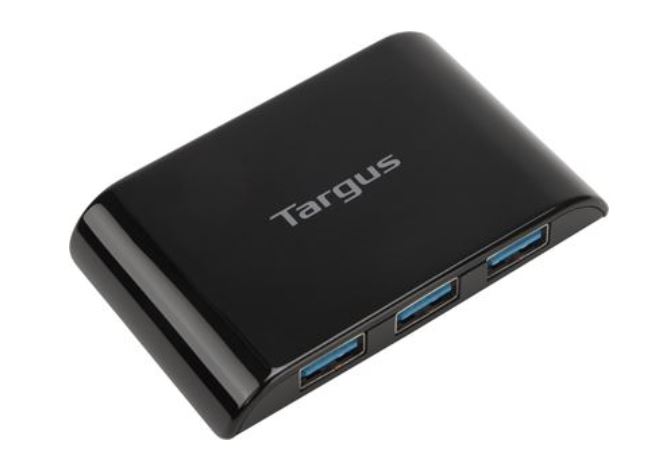 Targus, ACH119AU, 4-Port, USB3.0, Powered, Hub, with, Fast, Charging, 