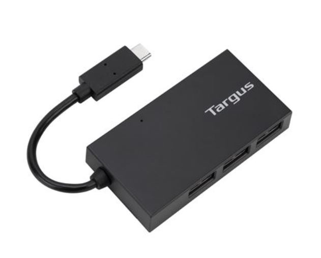 Targus, ACH922AU, 4-Port, USB-C, Bus-Powered, Hub, 