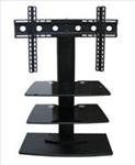 SG, Stand, Mount, Aluminium, Glass, 23-42inch, with, shelves, 