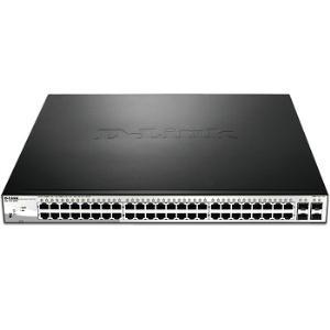 D-link, 52-Port, Gigabit, WebSmart, PoE, Switch, with, 